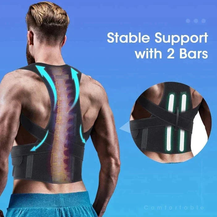 Posture Corrector Belt For Spine Support And Back Pain - Universal Free Size For Men & Women ✅