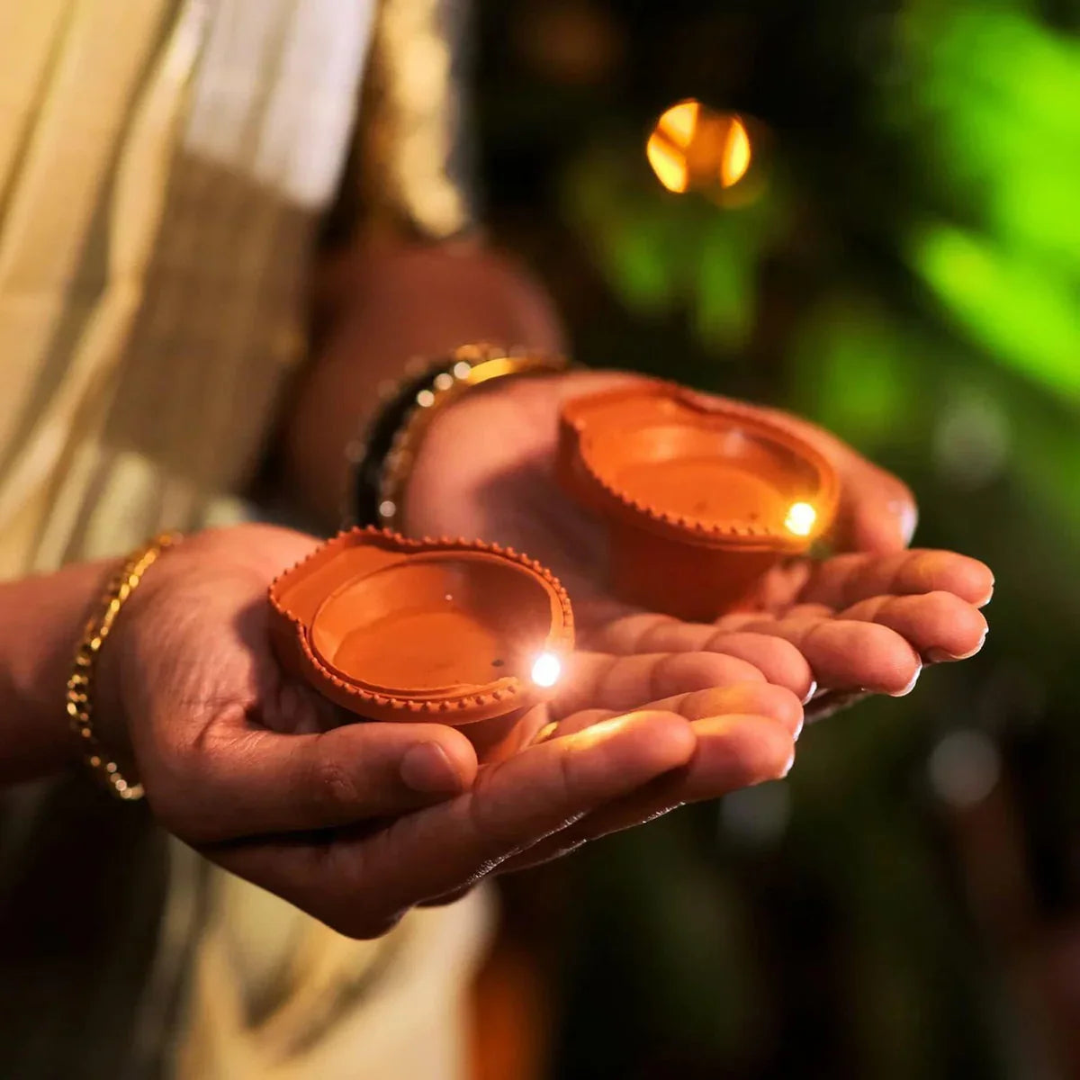 Reusable Water Sensor LED Diya 🪔 (🔥 Diwali Offer Limited Stock 🔥)