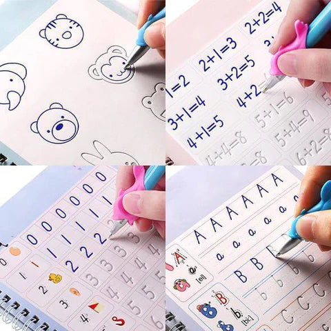 3D Groove Magic Book Set With Digital Writing Pad 📚🖊️
