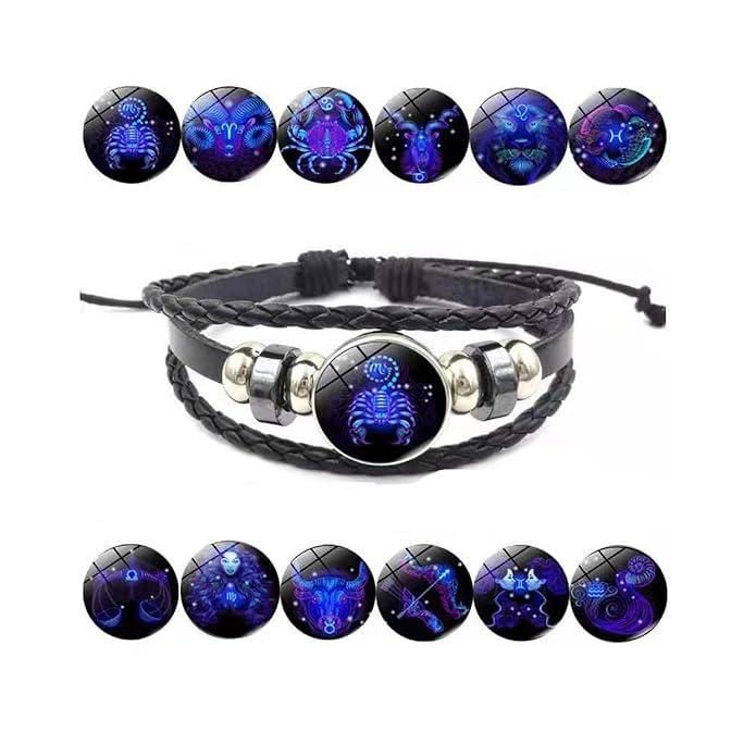 🕉️ Adjustable Zodiac Sign Powerful Astrology Manifestation Bracelet (Energized 2.0) 🔥