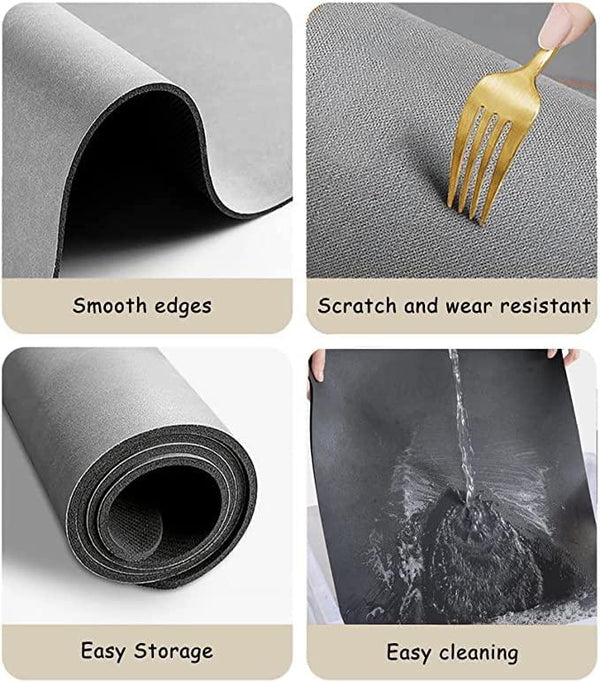 ✨ Quick-Drying & Washable Super Absorbent Kitchen Mat (Buy 1 & Get 1 FREE 🔥)