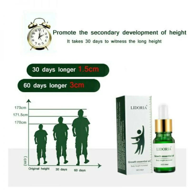 Height Growth Oil (Buy 1 Get 1 Free 😍) 🔥 Limited Time Offer 🔥