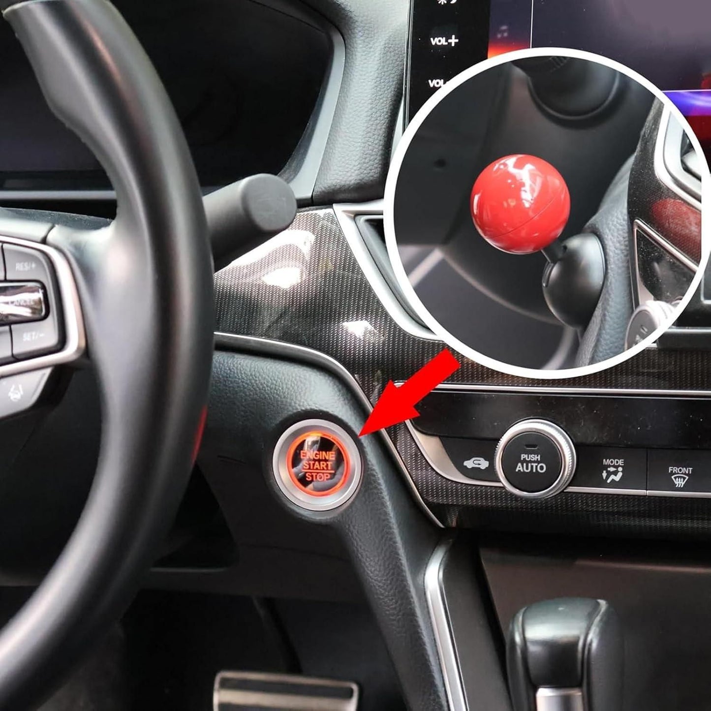 Joystick Style Car Start Button ๐๐