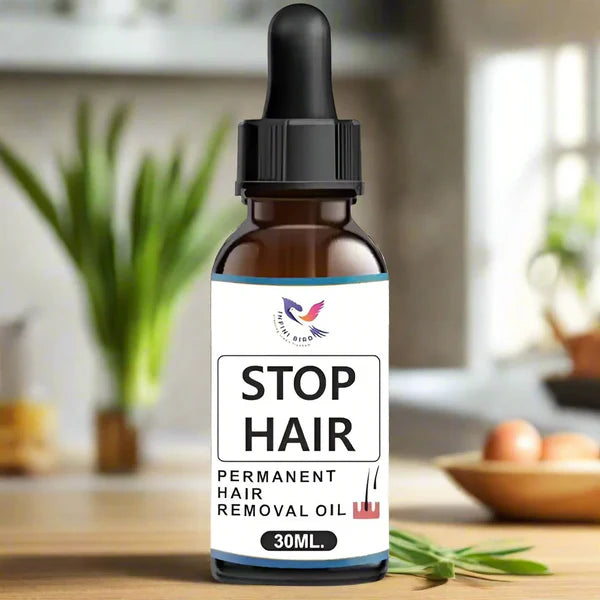 Painless & Natural Permanent Hair Removal Oil for Men & Women ✨
