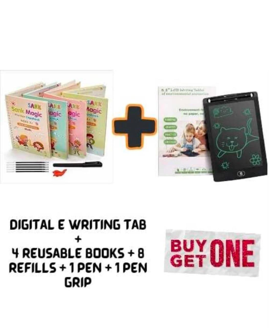 3D Groove Magic Book Set With Digital Writing Pad 📚🖊️