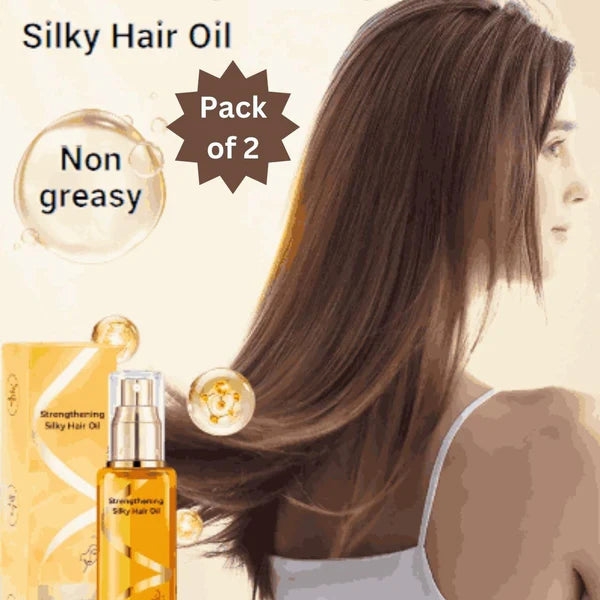 Moisturizing & Strengthening Silky Hair Oil (Buy 1 Get 1 Free ๐)