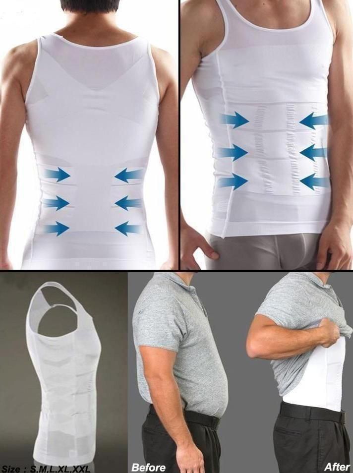 Men's Solid Compression Flexvest Shaper 🔥