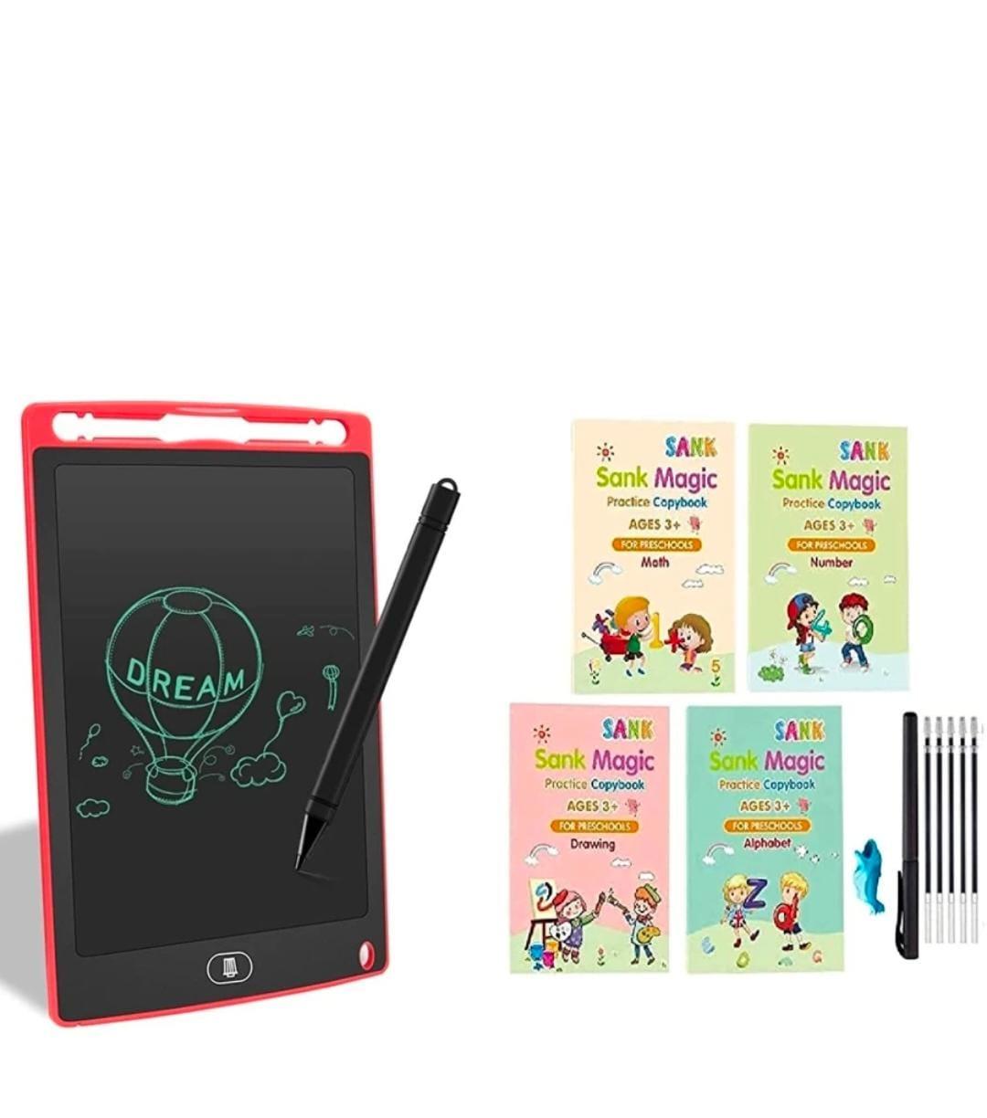 3D Groove Magic Book Set With Digital Writing Pad 📚🖊️