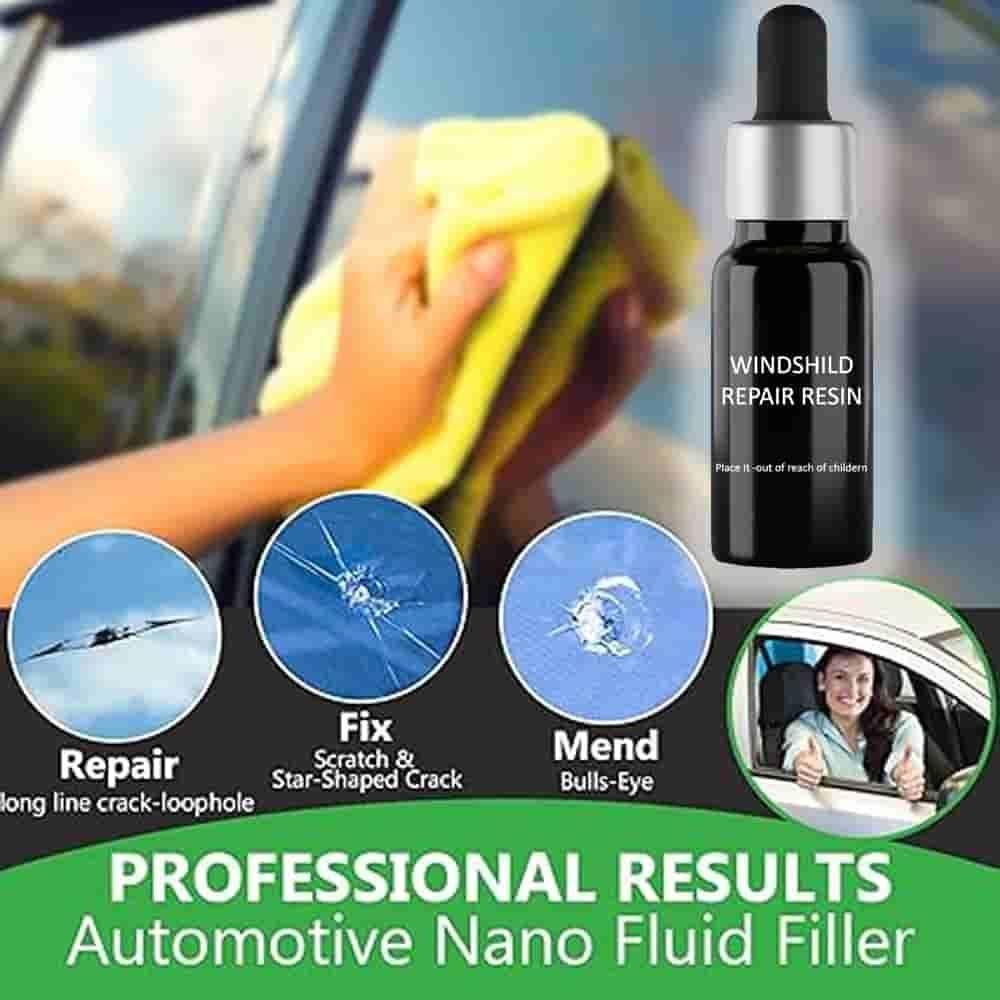 DIY Cracked Glass Nano Repair Magic Fluid + Free Kit 🔥 Buy 1 Get 1 FREE 🔥