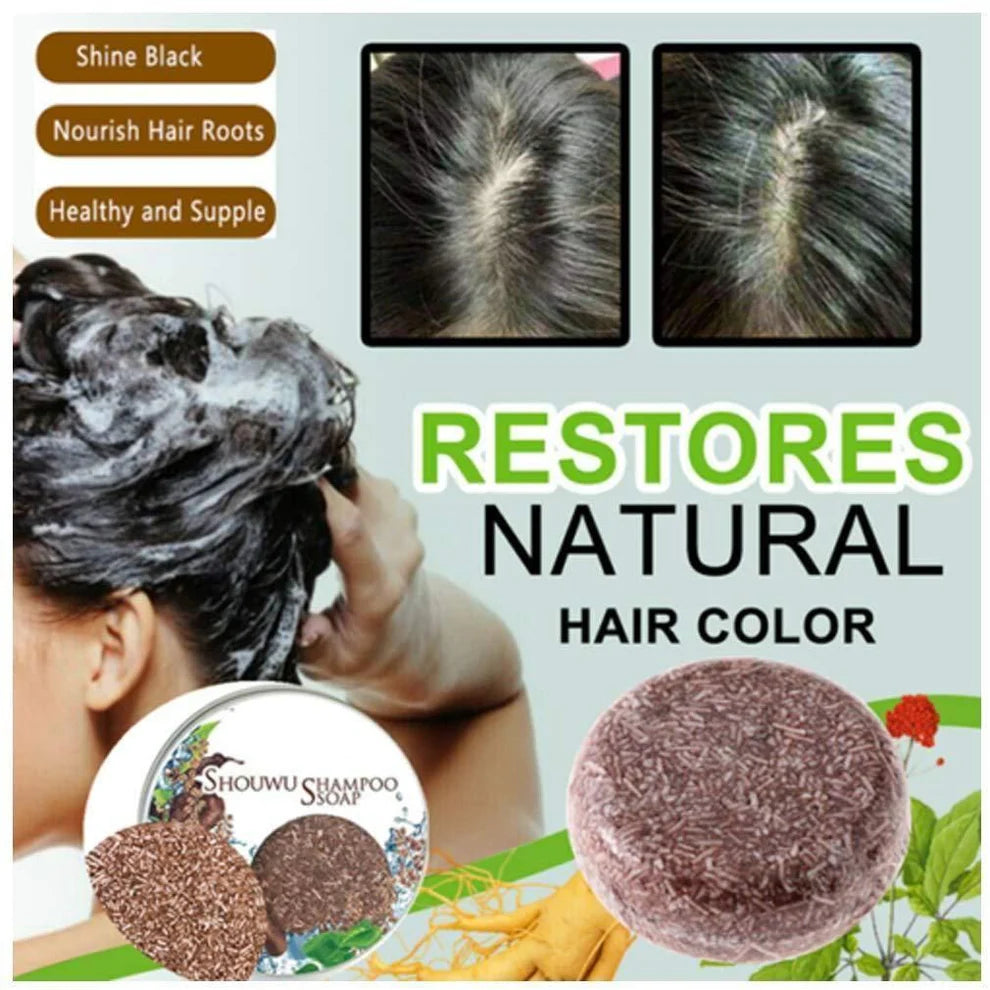 Naturally Made Organic Grey Reverse Shampoo Bar (Buy 1 Get 1 Free 😍) 🔥 Limited Time Offer 🔥