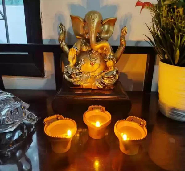 Reusable Water Sensor LED Diya 🪔 (🔥 Diwali Offer Limited Stock 🔥)