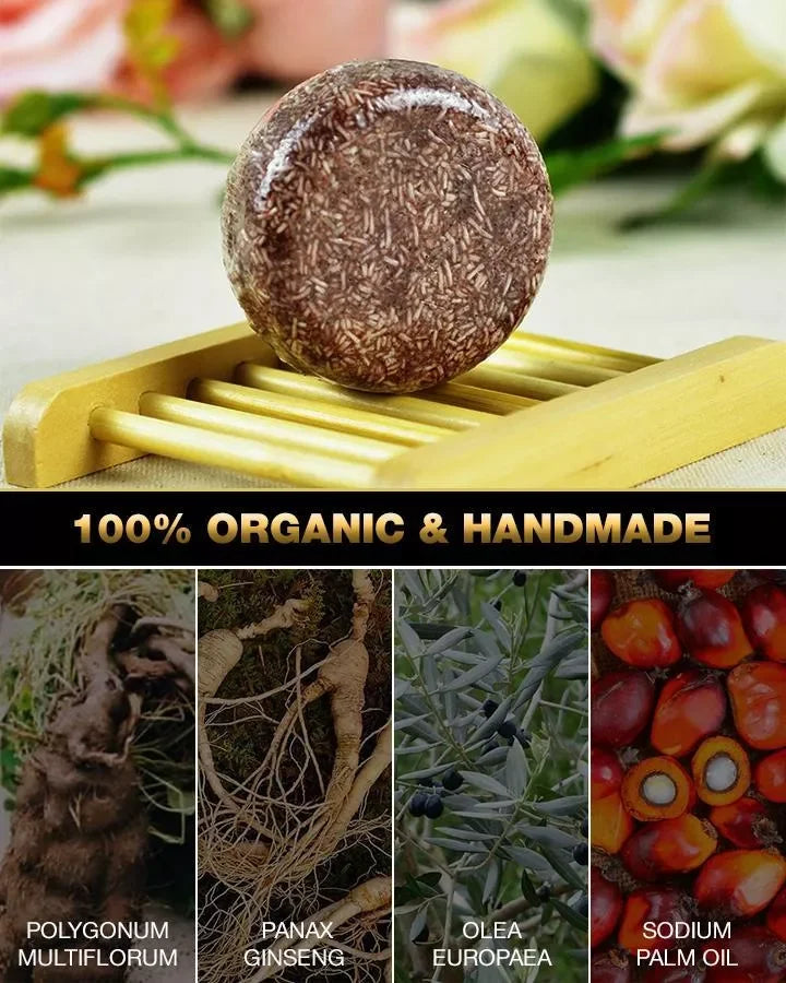Naturally Made Organic Grey Reverse Shampoo Bar (Buy 1 Get 1 Free 😍) 🔥 Limited Time Offer 🔥