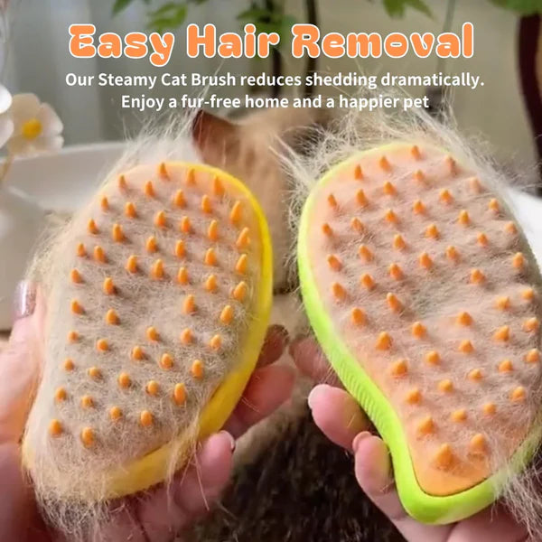 3 in 1 Pet Grooming Steam Brush for Dogs & Cats ๐ ๐