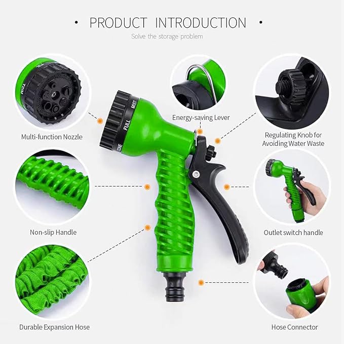Super Expandable Magic Hose Pipe with Spray Gun