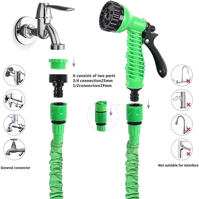 Super Expandable Magic Hose Pipe with Spray Gun