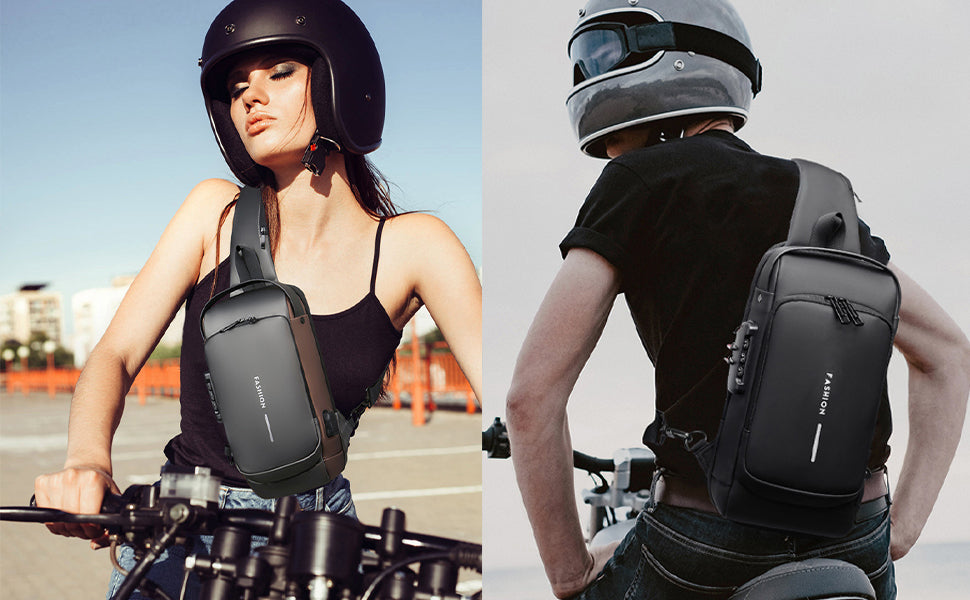Anti-Theft USB Enabled Luxury Crossbody Sling Bag for Men and Women ๐ฅ