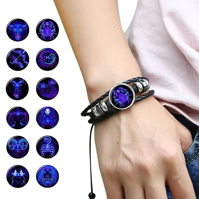 🕉️ Adjustable Zodiac Sign Powerful Astrology Manifestation Bracelet (Energized 2.0) 🔥