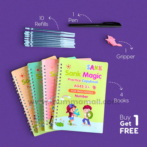 3D Groove Magic Book Set With Digital Writing Pad 📚🖊️