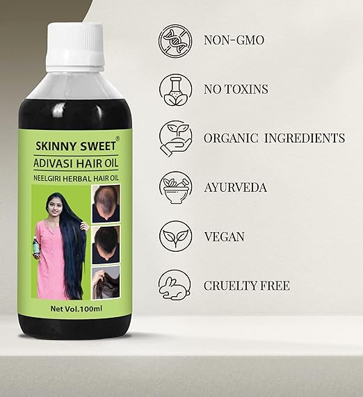 Adivasi Herbal Hair Oil (BUY 1, GET 1 FREE) ๐๐ฅ