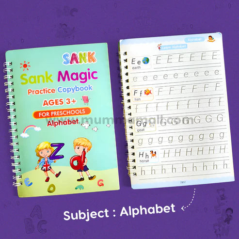 3D Groove Magic Book Set With Digital Writing Pad 📚🖊️
