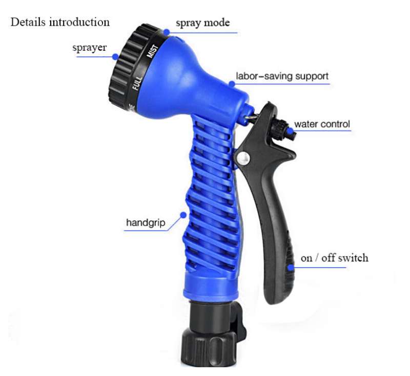 Super Expandable Magic Hose Pipe with Spray Gun