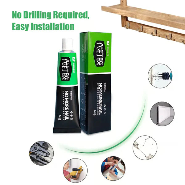 🛠️ Heavy Duty Nail Free Adhesive Glue (Buy 1 Get 1 FREE) 🔥