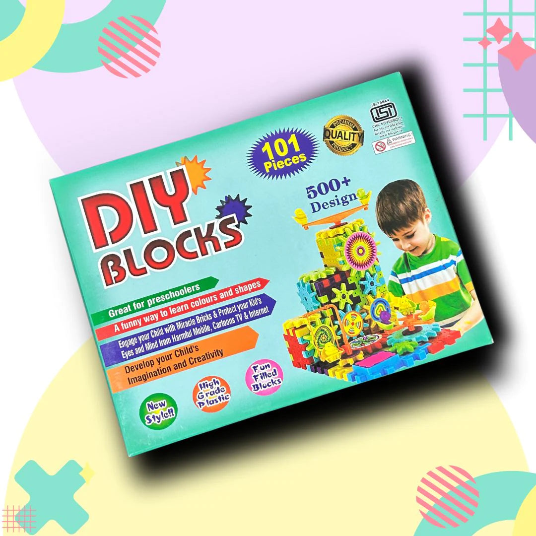 DIY Electric Rotating Building Blocks (101 Pieces & 500+ Designs) ⚙️🔥