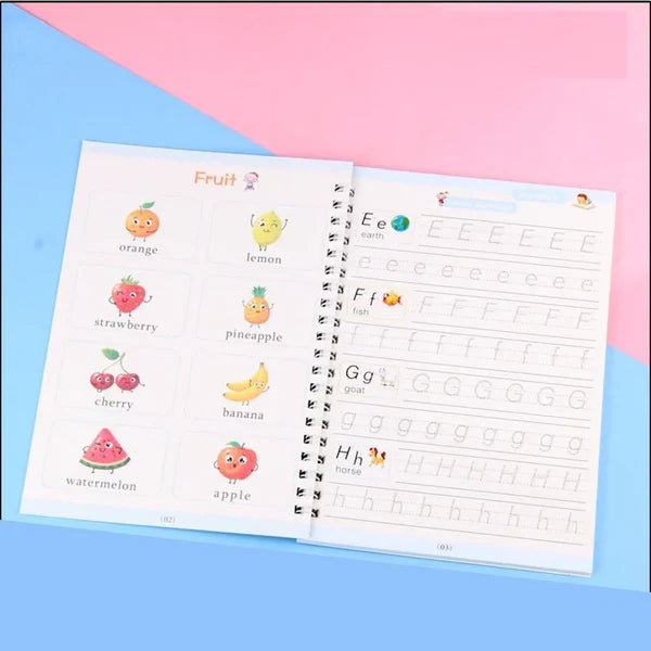 Reusable Magic Handwriting Practice Book (1 Set of 4 Books) ๐๐