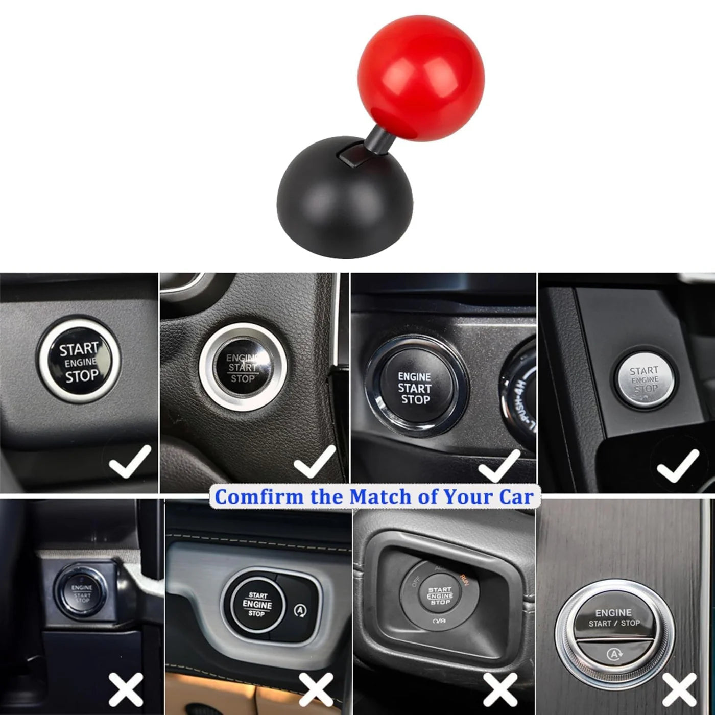 Joystick Style Car Start Button ๐๐
