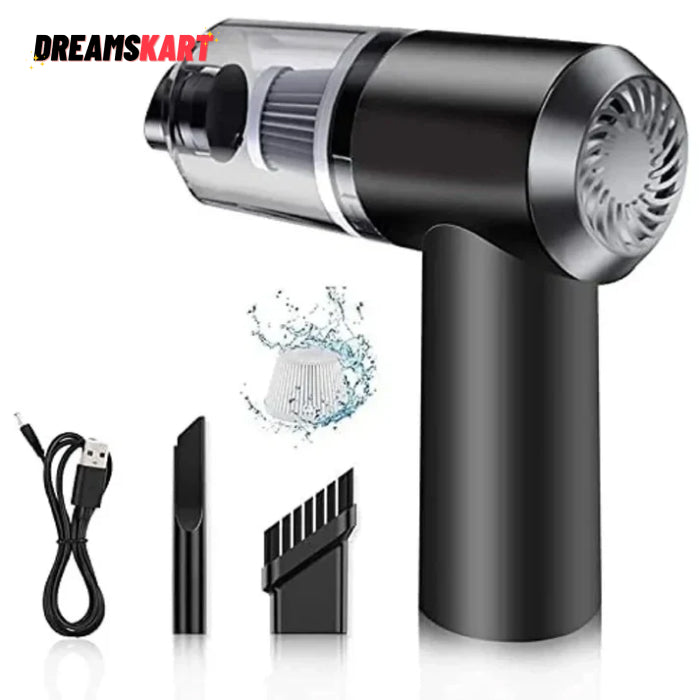 2 in 1 Portable Wireless Vacuum Cleaner - Rechargeable Battery Air Duster 💯