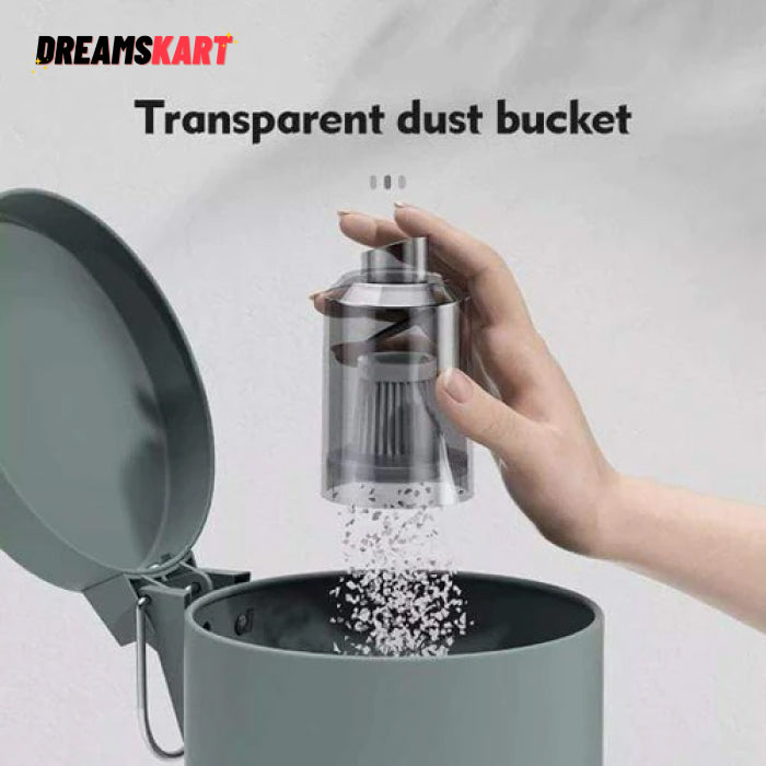 2 in 1 Portable Wireless Vacuum Cleaner - Rechargeable Battery Air Duster 💯