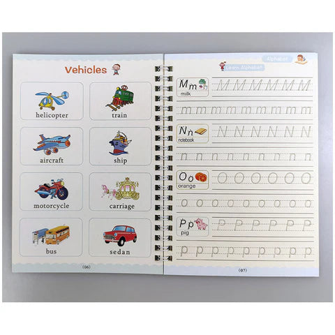 3D Groove Magic Book Set With Digital Writing Pad 📚🖊️