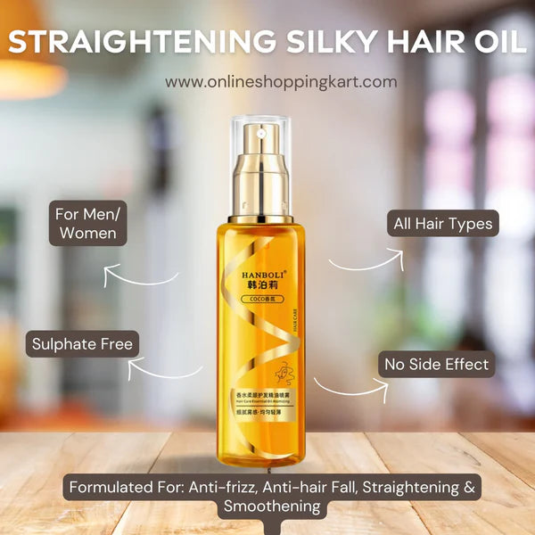 Moisturizing & Strengthening Silky Hair Oil (Buy 1 Get 1 Free ๐)