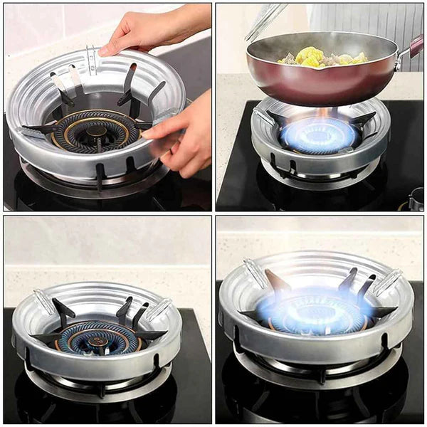 Fire & Windproof Energy Saving Gas Stove Stand (Buy 1 Get 1 Free 😍) 🔥 Limited Time Offer 🔥