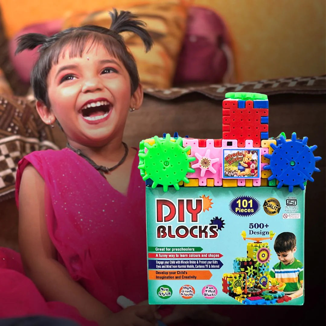 DIY Electric Rotating Building Blocks (101 Pieces & 500+ Designs) ⚙️🔥