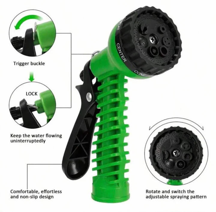 Super Expandable Magic Hose Pipe with Spray Gun