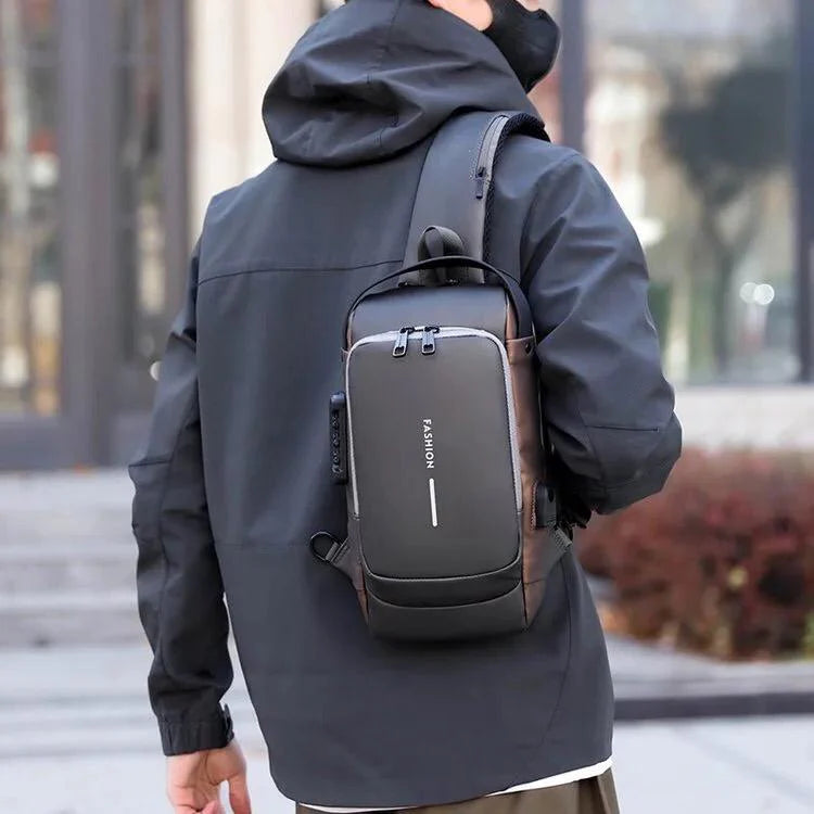 Anti-Theft USB Enabled Luxury Crossbody Sling Bag for Men and Women ๐ฅ