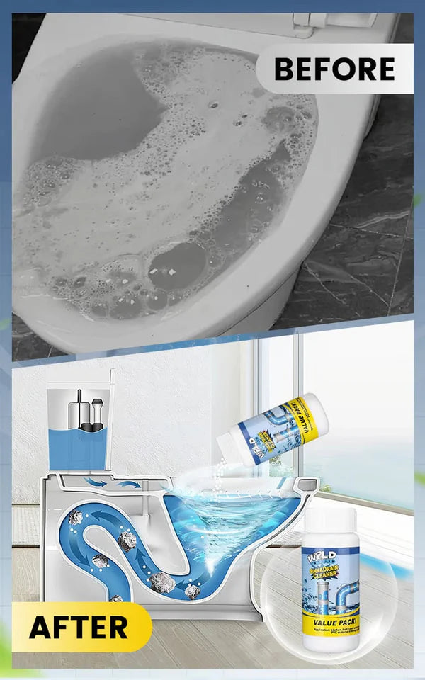 Powerful Sink & Drain Cleaner Powder (Buy 1 Get 1 Free) 🫧🧽