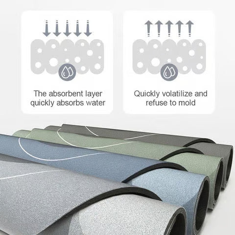 ✨ Quick-Drying & Washable Super Absorbent Kitchen Mat (Buy 1 & Get 1 FREE 🔥)