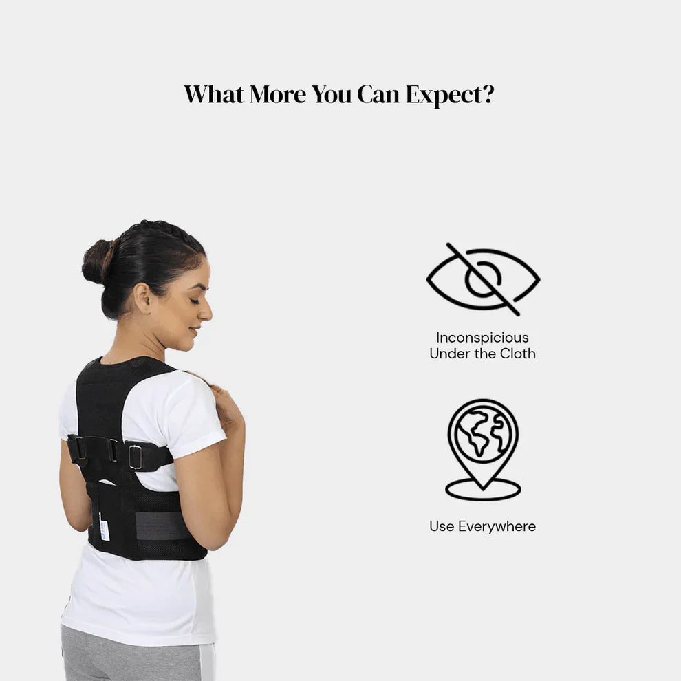 Posture Corrector Belt For Spine Support And Back Pain - Universal Free Size For Men & Women ✅