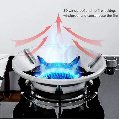 Fire & Windproof Energy Saving Gas Stove Stand (Buy 1 Get 1 Free 😍) 🔥 Limited Time Offer 🔥