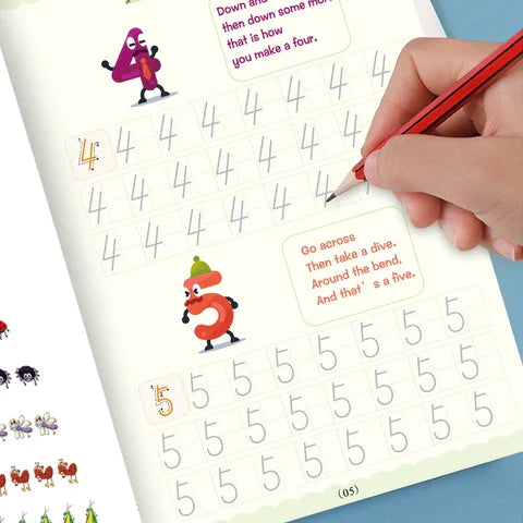 3D Groove Magic Book Set With Digital Writing Pad 📚🖊️