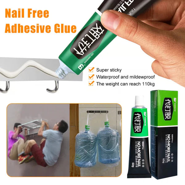 🛠️ Heavy Duty Nail Free Adhesive Glue (Buy 1 Get 1 FREE) 🔥