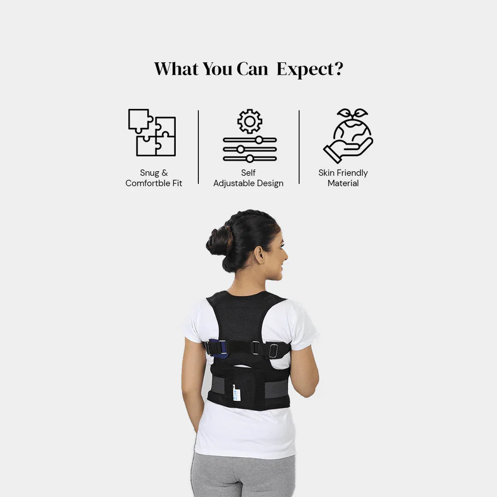 Posture Corrector Belt For Spine Support And Back Pain - Universal Free Size For Men & Women ✅