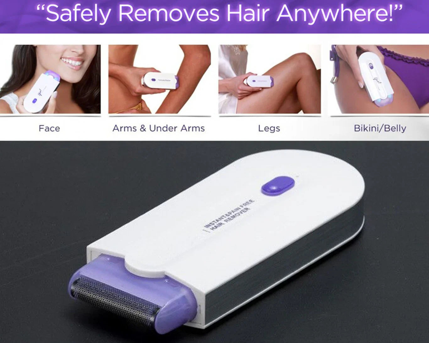 Facial & Body Hair Trimmer for Men & Women 🔥😎