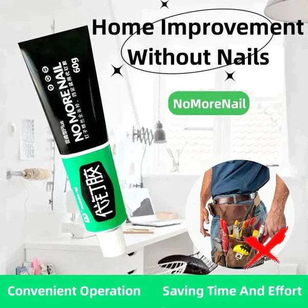 🛠️ Heavy Duty Nail Free Adhesive Glue (Buy 1 Get 1 FREE) 🔥