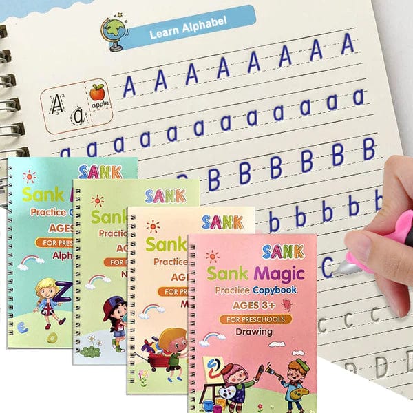 3D Groove Magic Book Set With Digital Writing Pad 📚🖊️