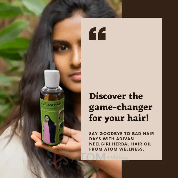 Adivasi Herbal Hair Oil (BUY 1, GET 1 FREE) ๐๐ฅ