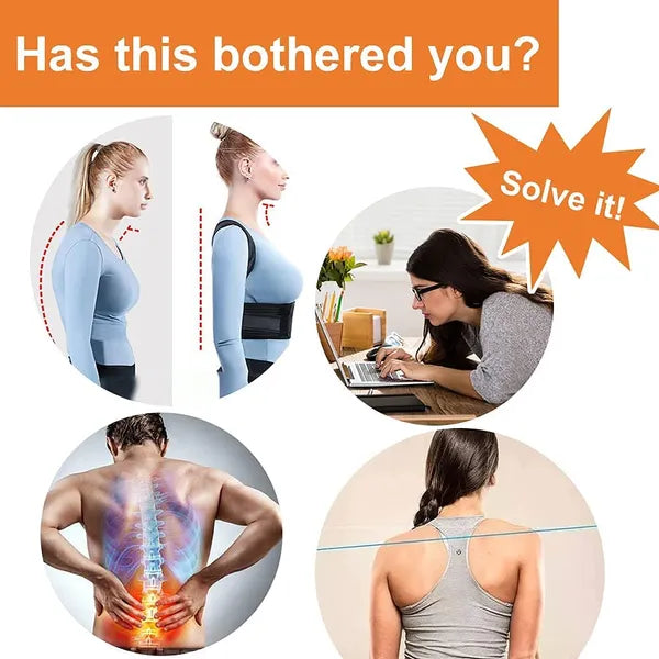 Posture Corrector Belt For Spine Support And Back Pain - Universal Free Size For Men & Women ✅