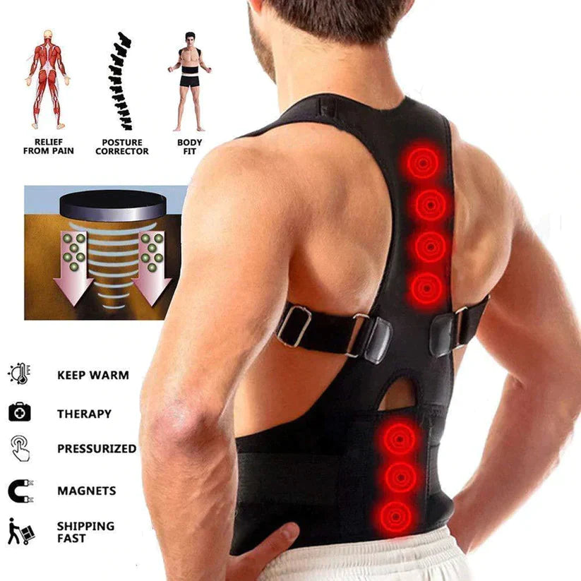 Posture Corrector Belt For Spine Support And Back Pain - Universal Free Size For Men & Women ✅